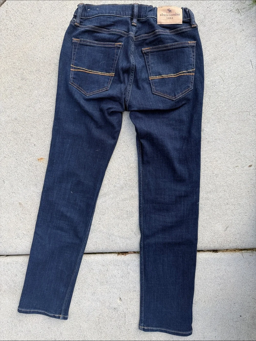 abercrombie kids Dark Blue Slim Jeans
